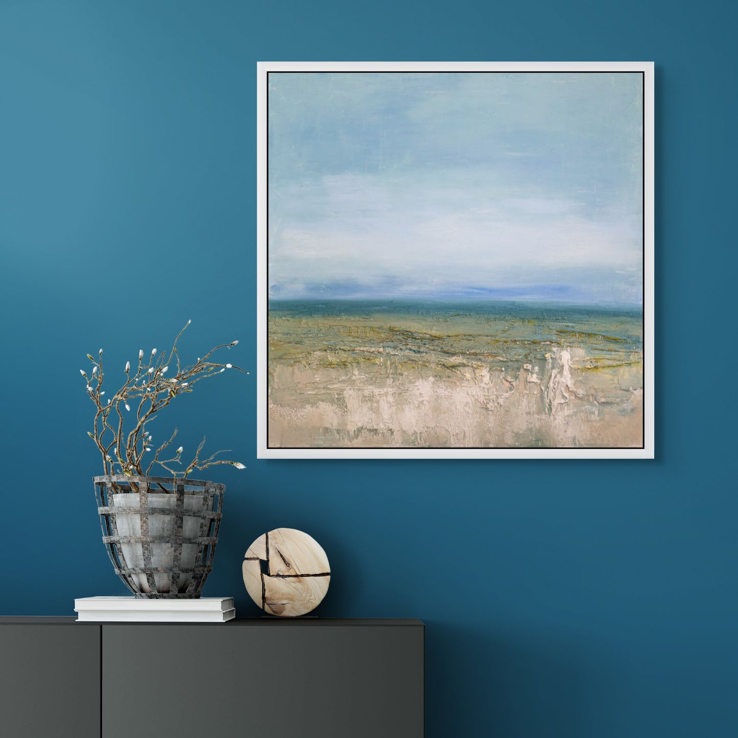 Windy Day on Chalk Shore 1