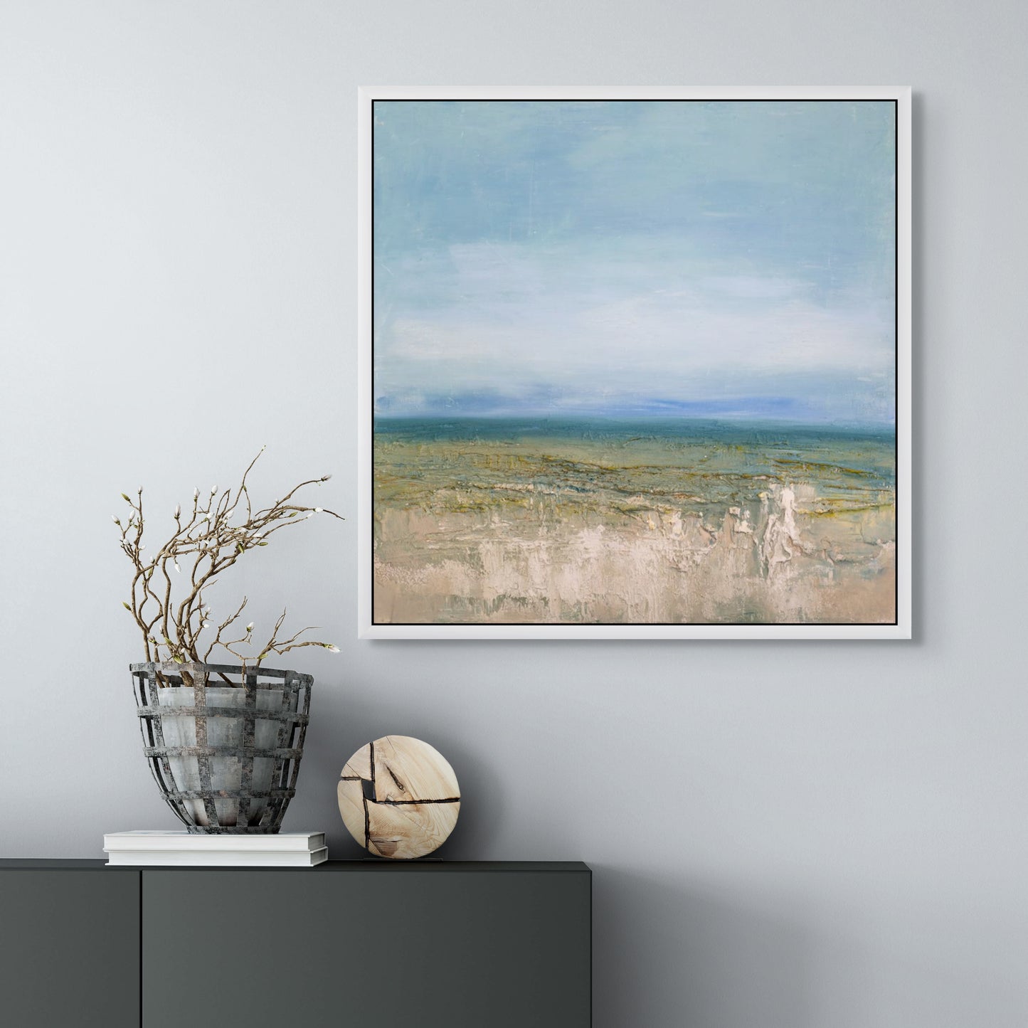 Windy Day on Chalk Shore 1