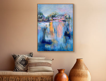 Large abstract landscape painting - Susan Bamford Art