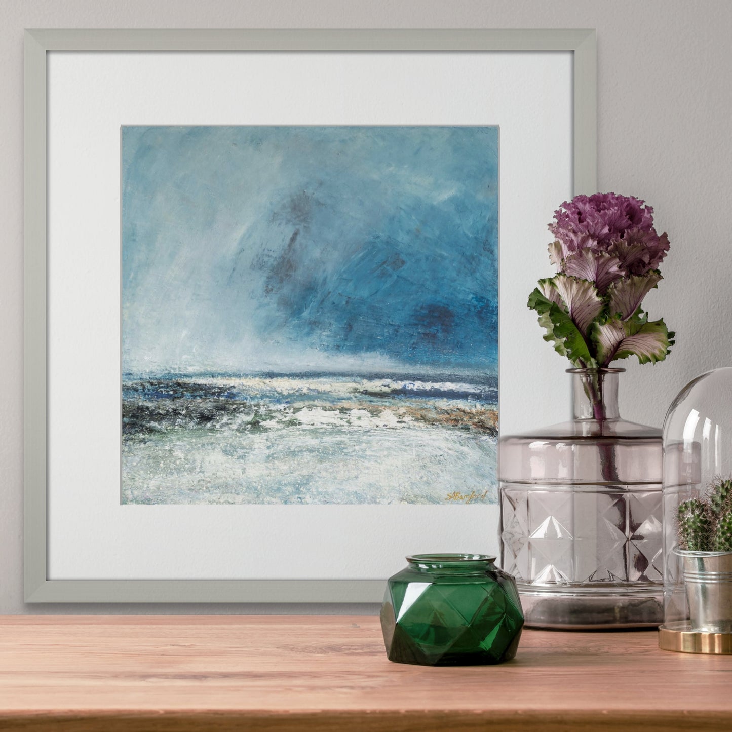 Contemporary seascape Limited Edition Print. -Susan Bamford Art