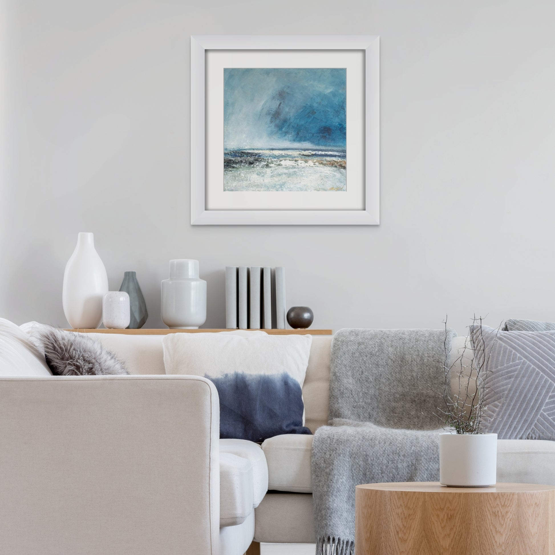 Contemporary seascape Limited Edition Print. -Susan Bamford Art