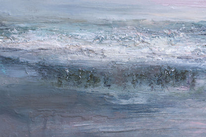 close up of textured land