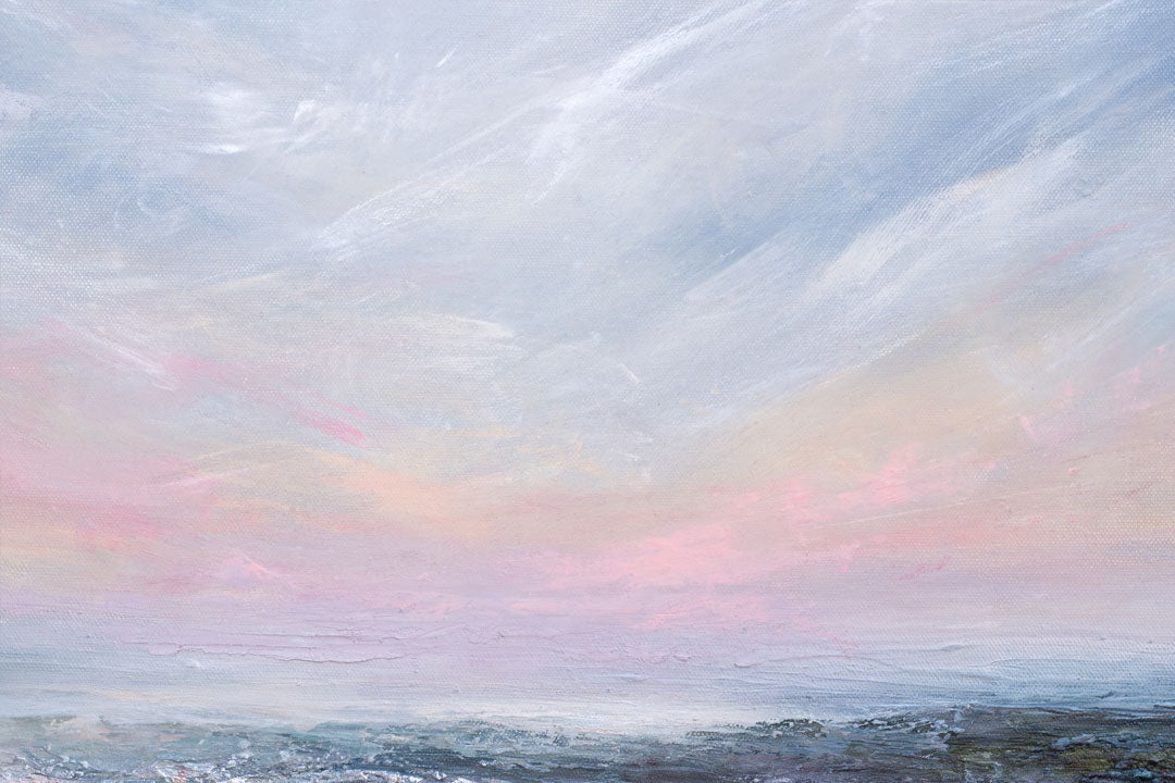 close up of pink and yellow soft skies