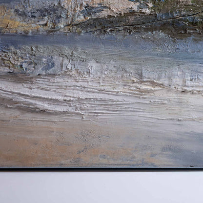 close up of showing highly textured rich colours