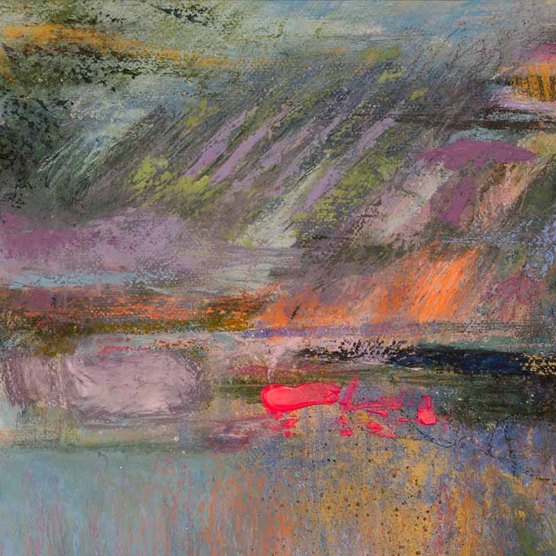 Large abstract landscape painting - Susan Bamford Art