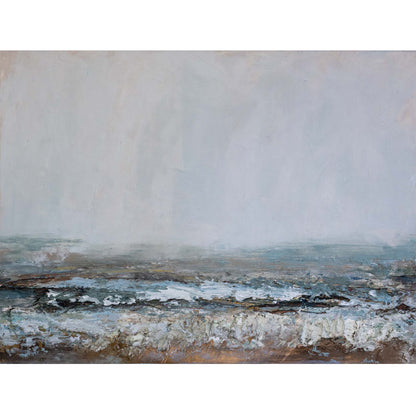 full rectangular misty abstract seascape