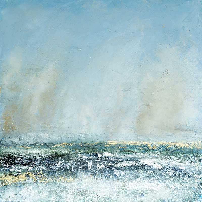 Abstract realism seascape mixed media painting  - fine art Giclée print