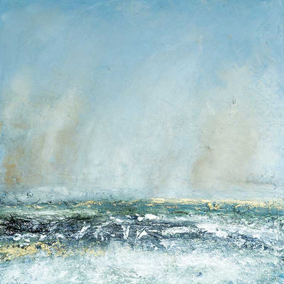 Abstract realism seascape mixed media painting  - fine art Giclée print